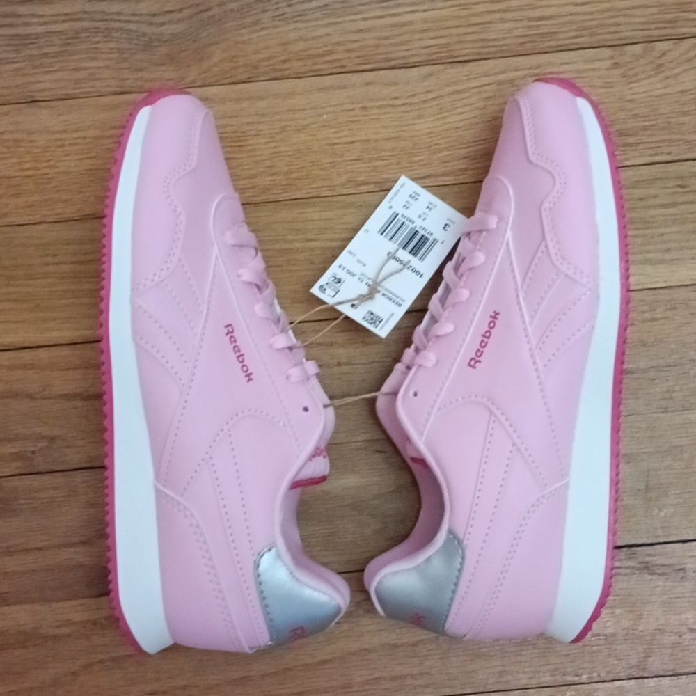 Reebok Girls Royal CL Jog Pink Sz 2
